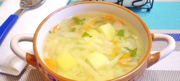 Диетические щи из свежей капусты