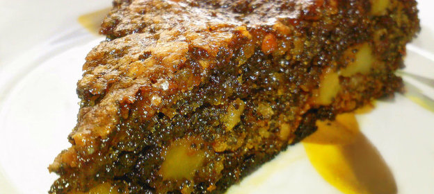 Кекс с маком и яблоками Воздушный