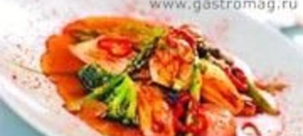 Кальмар в соусе терияки