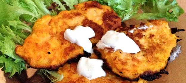 Оладьи морковные на кефире