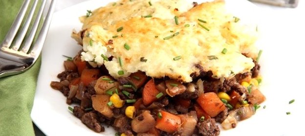 Запеканка из цветной капусты и картофеля