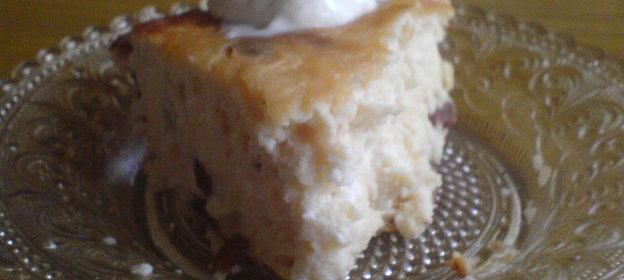 Творожно-яблочная запеканка