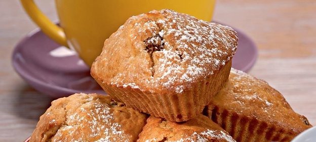 Яблочные кексы