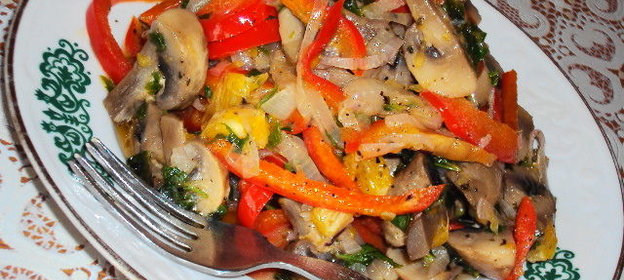 Теплый салат Афина Паллада