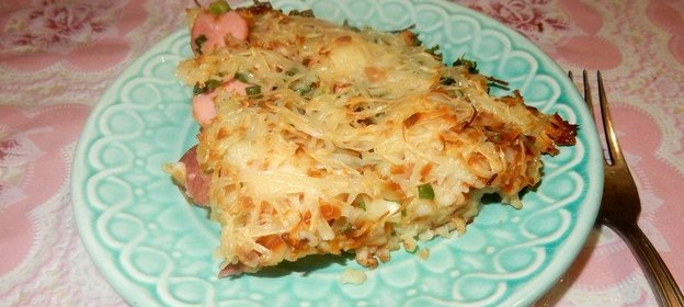 Пицца из картофельного пюре