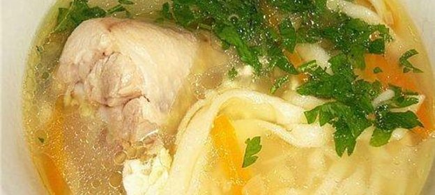Куриная лапша