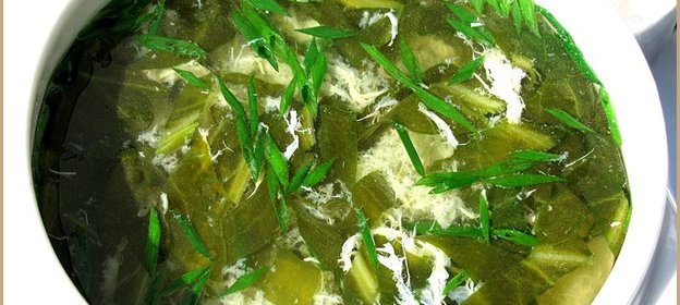 Зелёные щи с щавелем