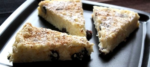 Рисовая запеканка с творогом