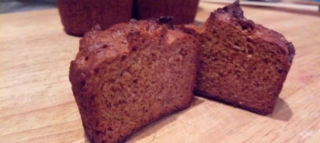 Веган-маффины с арахисовой пастой