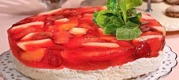 Фруктово- йогуртовое желе