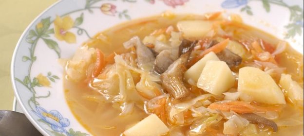 Щи из молодой капусты