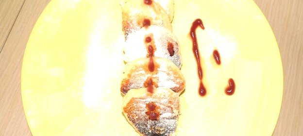 Творожные оладьи с ванилином