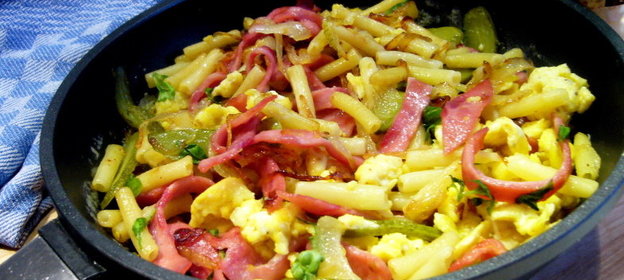 Макароны alla mamma (из серии Вчерашние макароны)