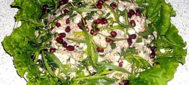 Имеретинский салат из курицы