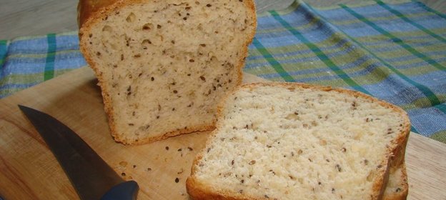 Хлеб с коричневым кунжутом. Мой первый хлеб!