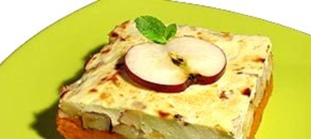 Запеканка из тыквы и яблок