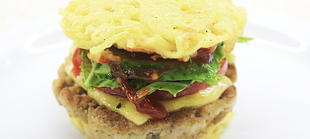 РАМЕН БУРГЕР - Необычный бургер с лапшой