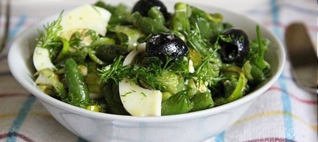 Фасолевый салат в средиземноморском стиле