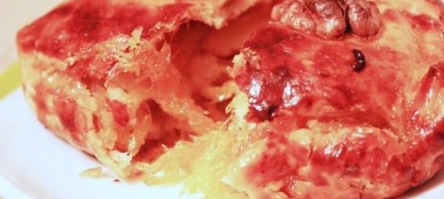 Булочка с апельсиновой начинкой