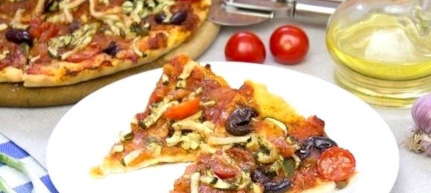 Пицца с овощами