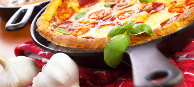 Пицца на сковороде за 10 минут