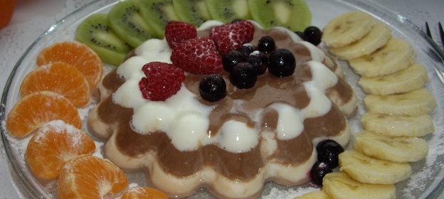 Какао-кефирное желе