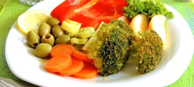 Овощи в паровом шкафу