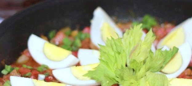 Писто манчего (овощи с ветчиной по-ламанчски)