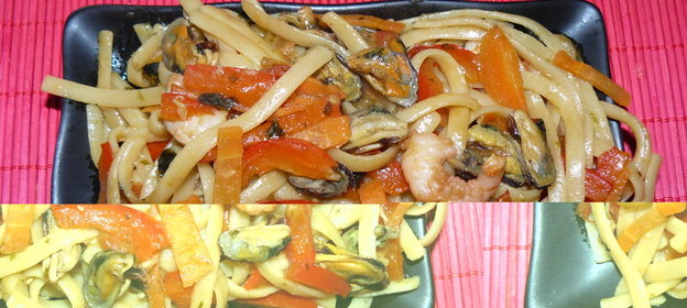 лапша Удон с морепродуктами