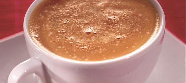 Кофе латте с ванилью и шоколадом