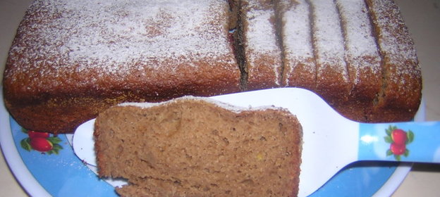 КЕКС С МЁДОМ И ЯБЛОКАМИ