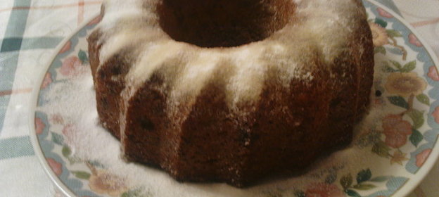 Кекс с сухофруктами, корицей и овсянкой