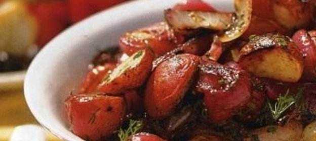 Горячий салат-гриль