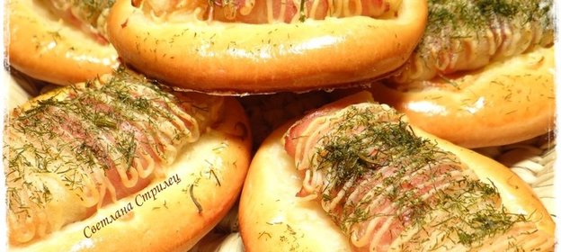 Булочки с картофелем и беконом