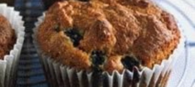 Кексы с черникой