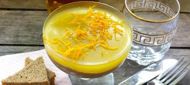 Индюшиный паштет с апельсиновым желе