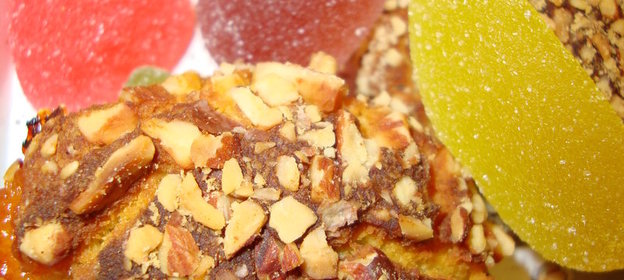 Мармеладно-миндальное печенье