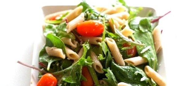 Макароны с зеленью