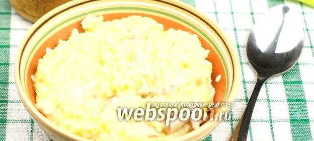 Пшённая каша на бульоне