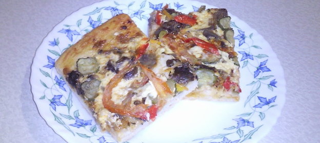 Постная пицца