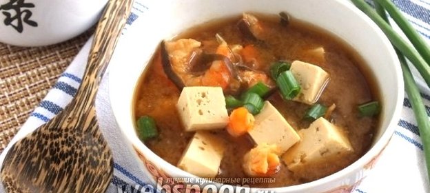 Мисо суп на креветочном бульоне