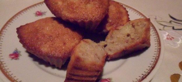 Манные кексы с бананом