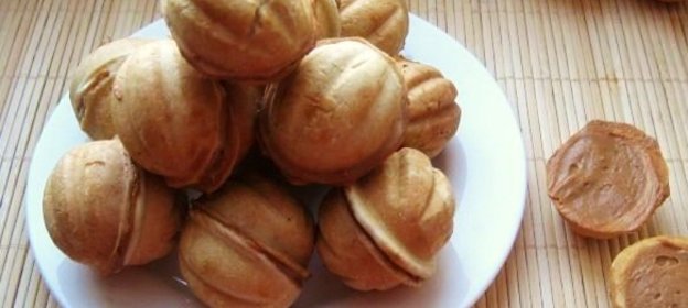 Печенье «Орешки» со сгущенкой
