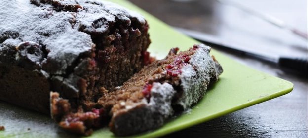 Кекс-манник с ягодами