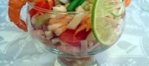 Салат- коктейль «Морская фантазия»