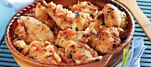 Коккинисто - курица в томатном соусе