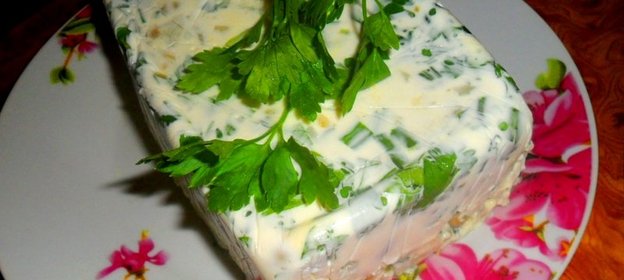 Салат-желе с вареными яйцами