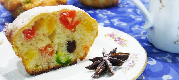 Творожный кекс Биг Бен с кумкватом