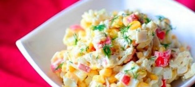 Cалат Крабовые палочки классический рецепт