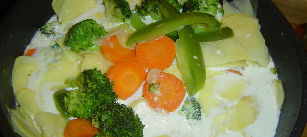 Овощная запеканка и суп-пюре для самых маленьких